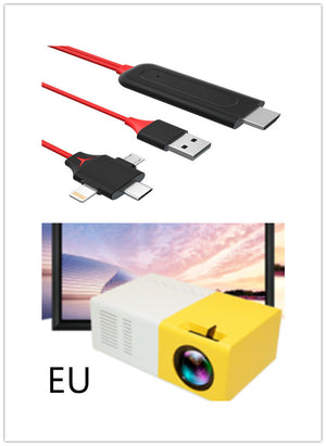 CineLite™ YG300 – Mini HD LED Portable Projector for Home Theater