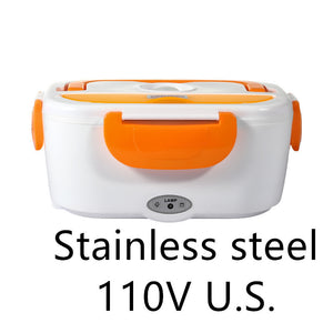 HeatMate™ – Electric Heated Lunch Box with Stainless Steel Food Warmer
