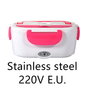 HeatMate™ – Electric Heated Lunch Box with Stainless Steel Food Warmer