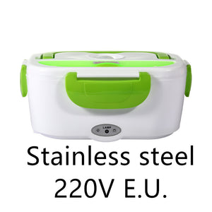 HeatMate™ – Electric Heated Lunch Box with Stainless Steel Food Warmer