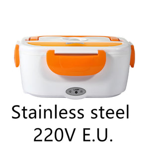 HeatMate™ – Electric Heated Lunch Box with Stainless Steel Food Warmer
