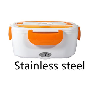 HeatMate™ – Electric Heated Lunch Box with Stainless Steel Food Warmer