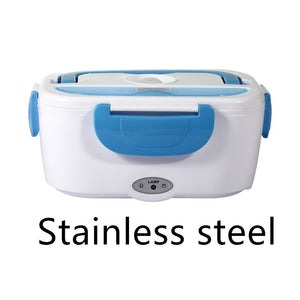 HeatMate™ – Electric Heated Lunch Box with Stainless Steel Food Warmer