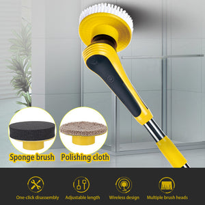 SpinScrub™ Pro – Wireless Electric Bathroom & Floor Cleaning Brush