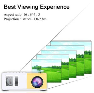 CineLite™ YG300 – Mini HD LED Portable Projector for Home Theater