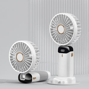 CoolBreeze™ Flex – Foldable Neck Hanging Fan with 5-Speed Air Boost