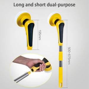SpinScrub™ Pro – Wireless Electric Bathroom & Floor Cleaning Brush