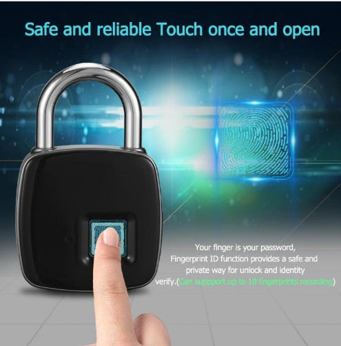 TouchLock™ Pro – The Smart Fingerprint Padlock for Unbreakable Security
