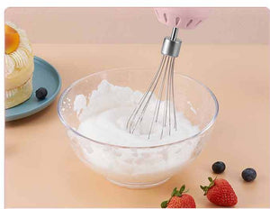 Mini Wireless Electric Egg Beater & Milk Frother – 3 Speed USB
