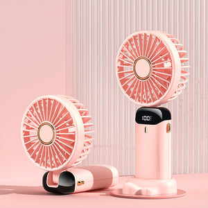 CoolBreeze™ Flex – Foldable Neck Hanging Fan with 5-Speed Air Boost