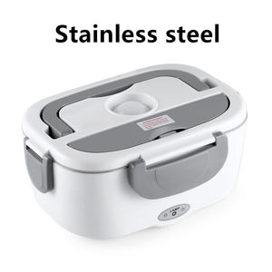 HeatMate™ – Electric Heated Lunch Box with Stainless Steel Food Warmer