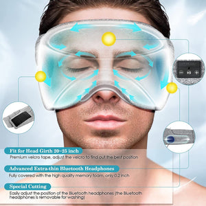 DreamTune™ Mask – Bluetooth Sleep Eye Mask with Soothing White Noise