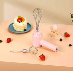 Mini Wireless Electric Egg Beater & Milk Frother – 3 Speed USB